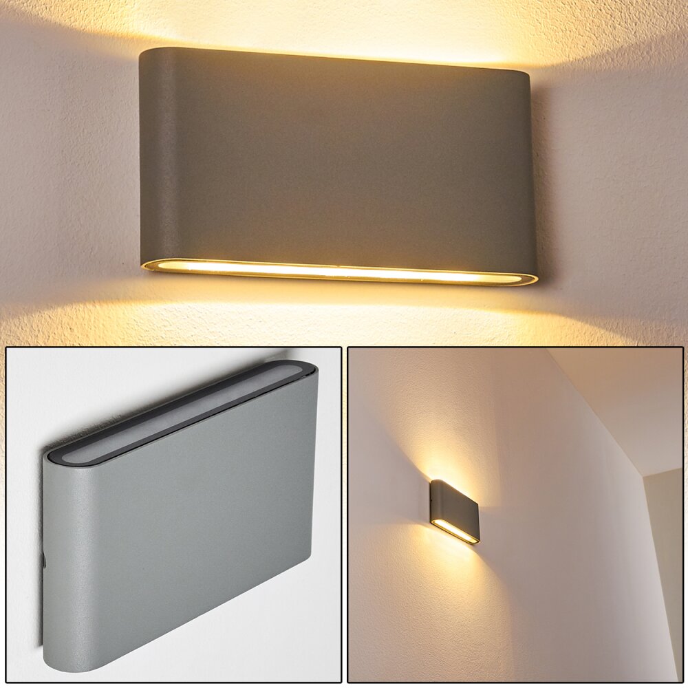 Tinglev Wandleuchte LED Grau, 2-flammig main product photo