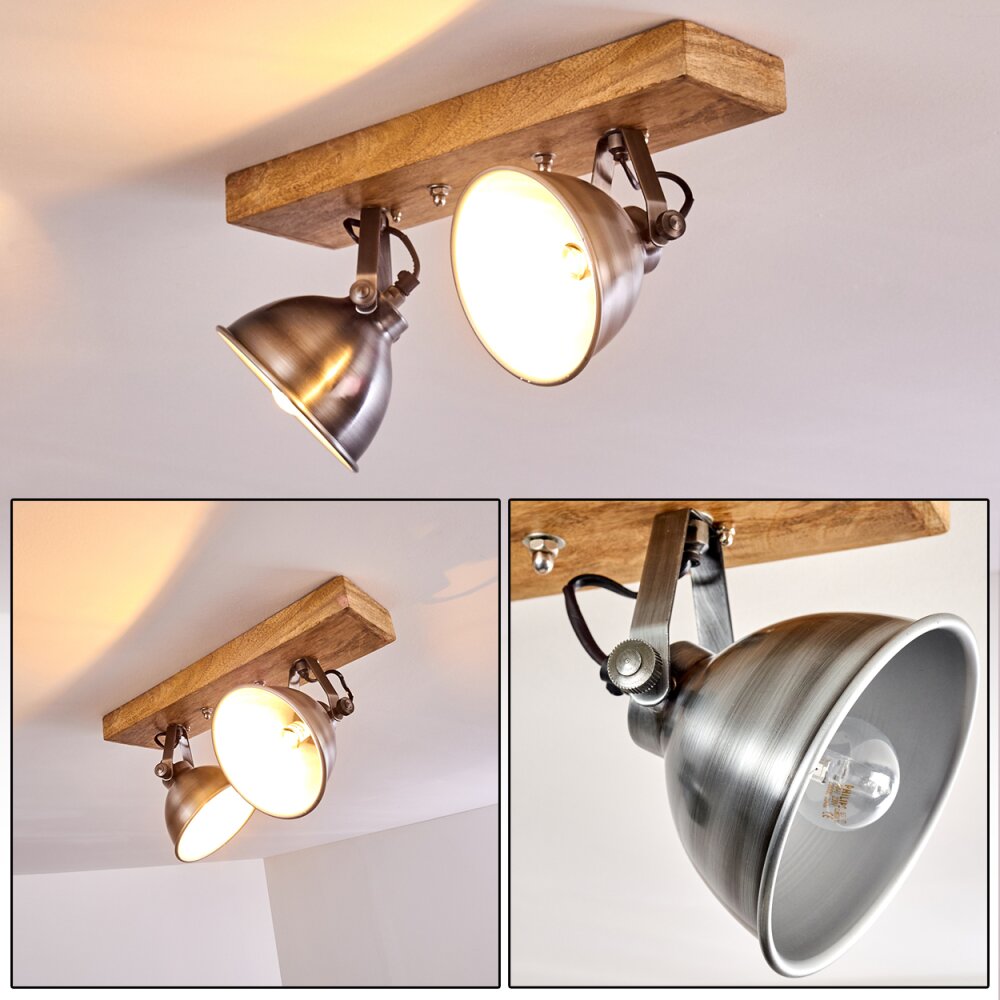 Svanfolk Deckenleuchte Holz hell, 2-flammig main product photo