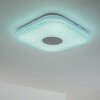 Nutak Deckenleuchte LED Weiß, 1-flammig, Fernbedienung, Farbwechsler