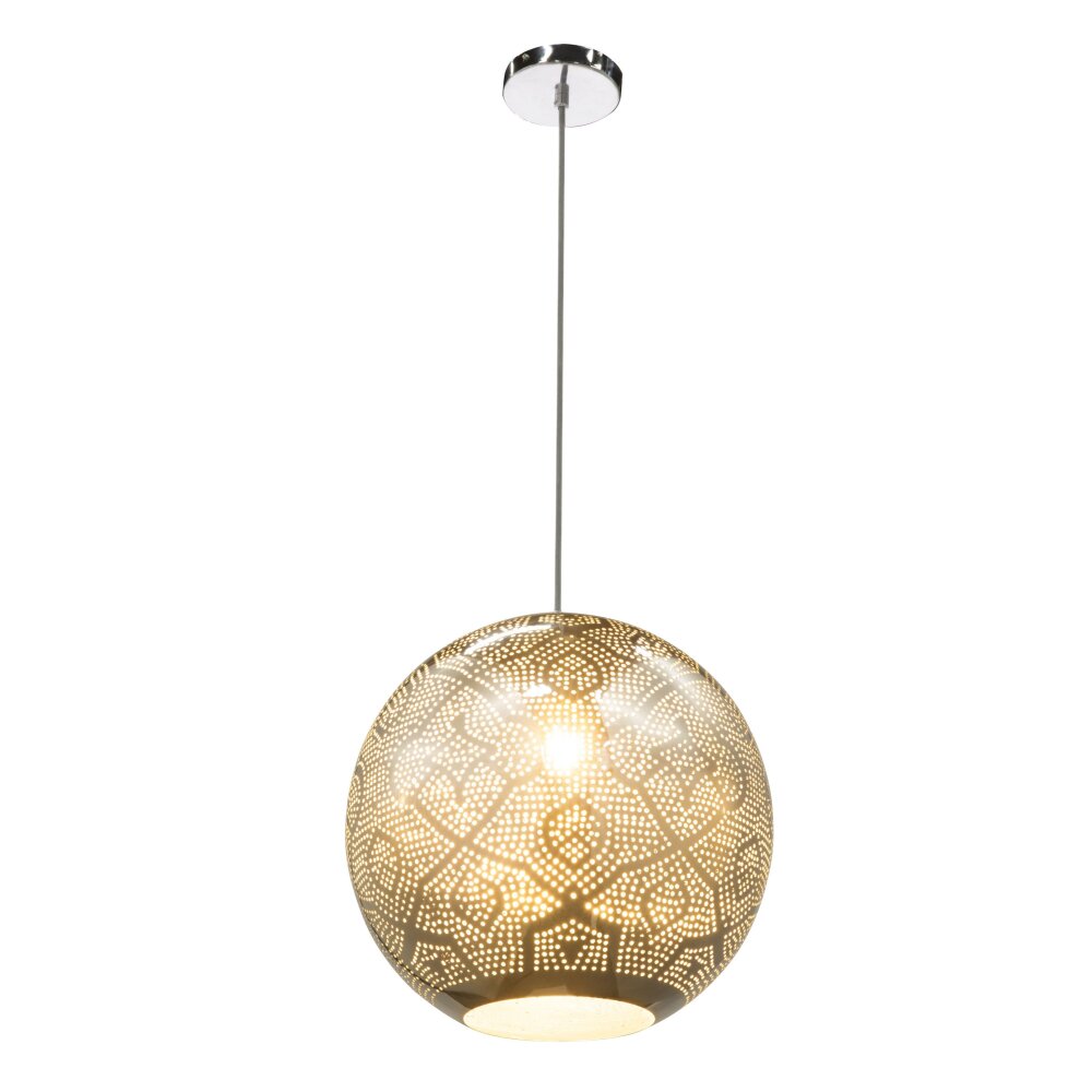 Globo BRANDON Hängeleuchte Chrom, 1-flammig main product photo
