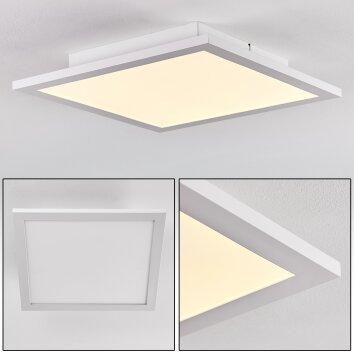 Salmi Deckenpanel LED Aluminium, Weiß, 1-flammig Salmi Deckenpanel LED Aluminium, Weiß, 1-flammig