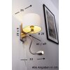 Trio Leuchten HOTEL Wandleuchte LED Chrom, Nickel-Matt, 2-flammig