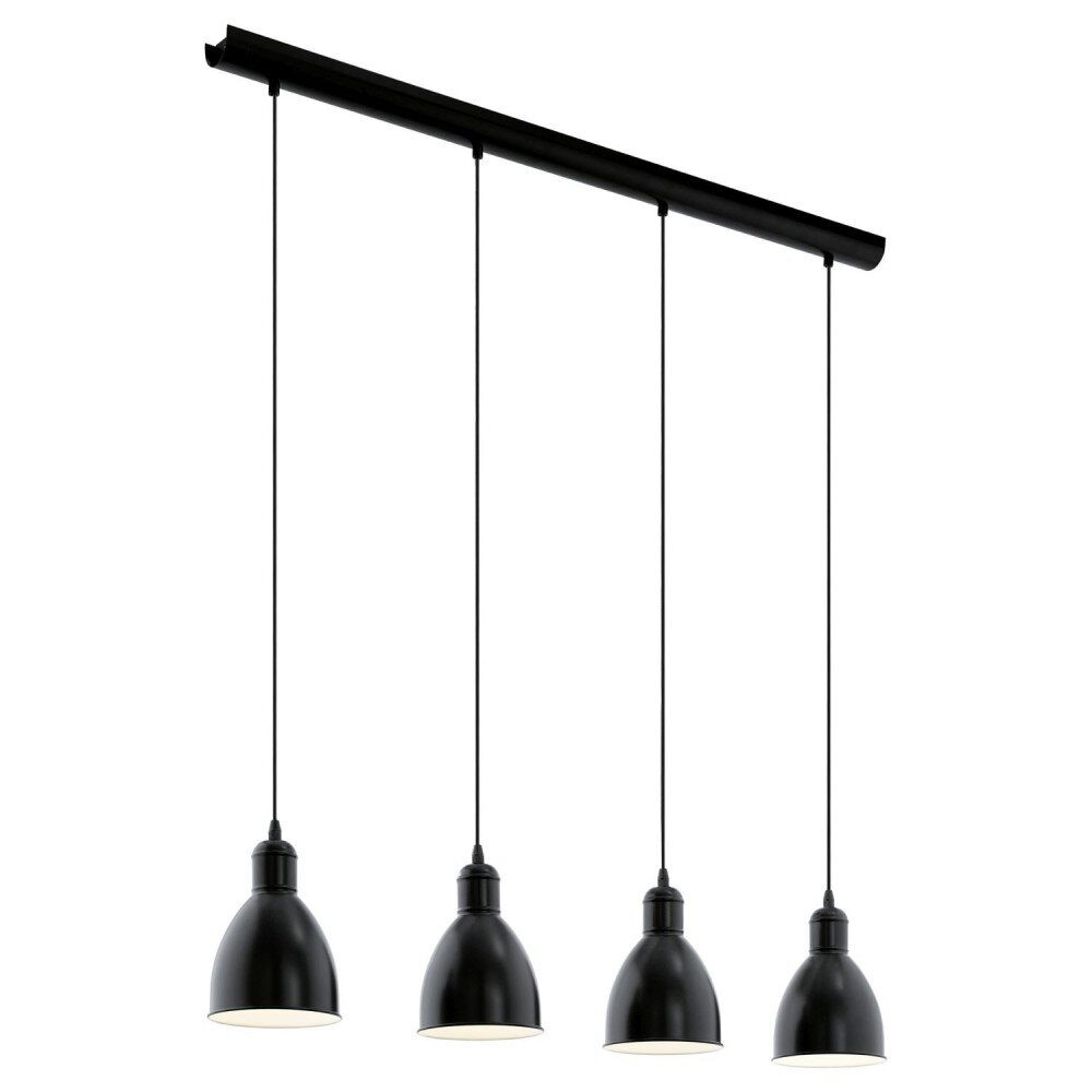 Eglo PRIDDY Pendelleuchte Schwarz, Weiß, 4-flammig main product photo