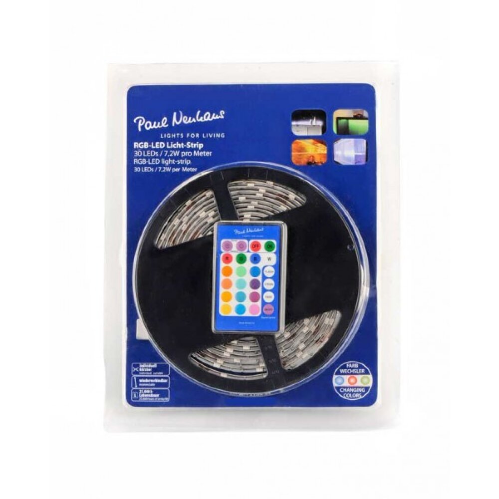 Paul Neuhaus TEANIA Lichtstreifen LED Bunt, 300-flammig, Fernbedienung, Farbwechsler main product photo