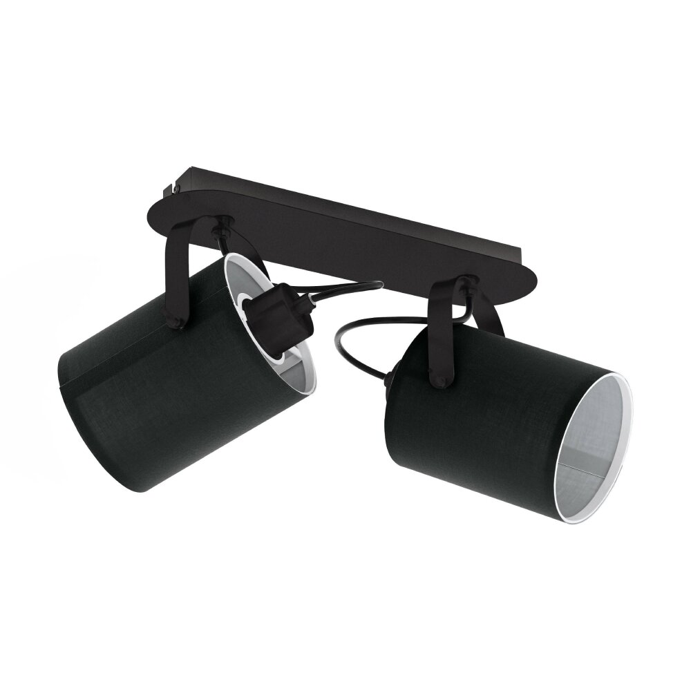 Eglo Leuchten VILLABATE Spot Schwarz, 2-flammig main product photo