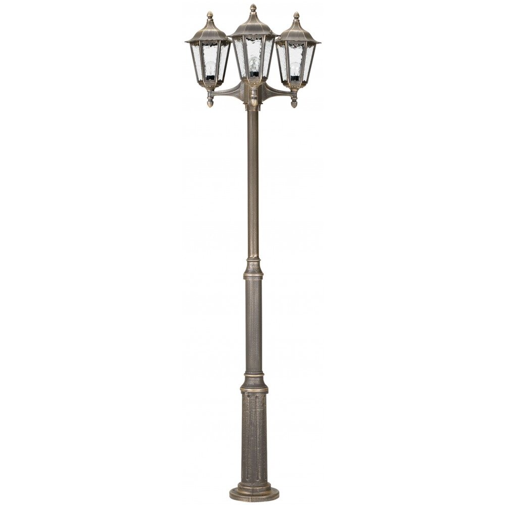 Albert Leuchten 99 Pollerleuchte Braun, Messing, 3-flammig main product photo