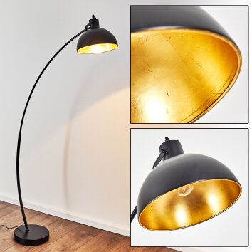 Parola Stehlampe Schwarz, 1-flammig