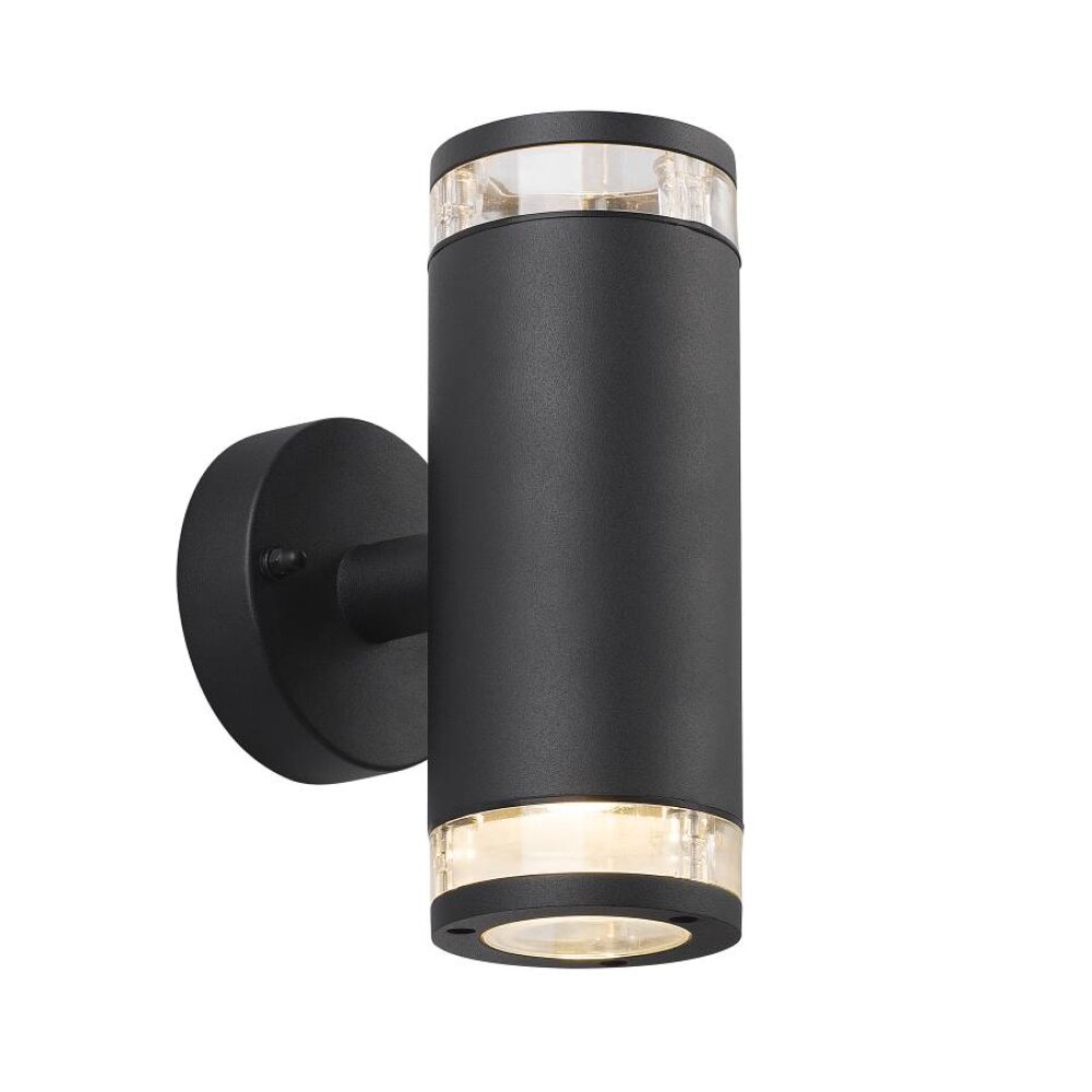 Nordlux BIRK Außenwandleuchte Schwarz, 2-flammig main product photo