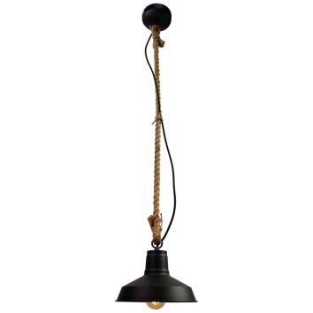 Brilliant Hank Pendelleuchte Braun, Schwarz, 1-flammig Brilliant Hank Pendelleuchte Braun, Schwarz, 1-flammig