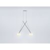 Serien Lighting TWIN Pendelleuchte LED Chrom, 2-flammig