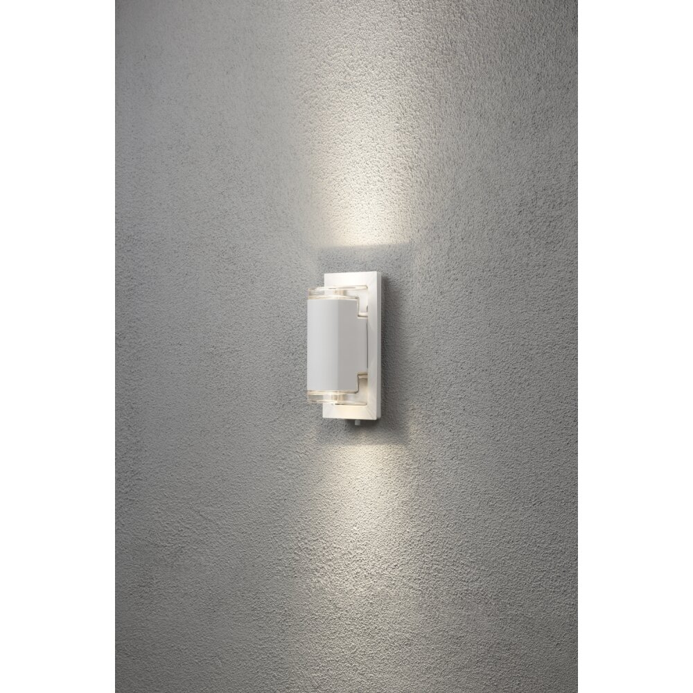 Konstsmide Potenza Wandleuchte LED Weiß, 2-flammig main product photo
