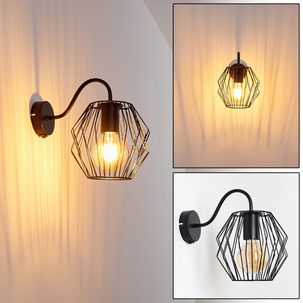 Yalmhill Wandleuchte Schwarz, 1-flammig main product photo