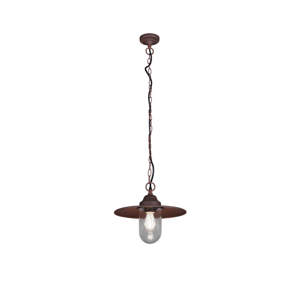 Trio Brenta Pendelleuchte Rostfarben, 1-flammig main product photo