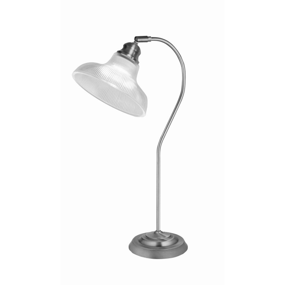 Searchlight BISTRO Tischleuchte Silber, Transparent, Klar, 1-flammig main product photo