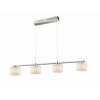 Trio Leuchten ALEGRO Pendelleuchte LED Nickel-Matt, 4-flammig