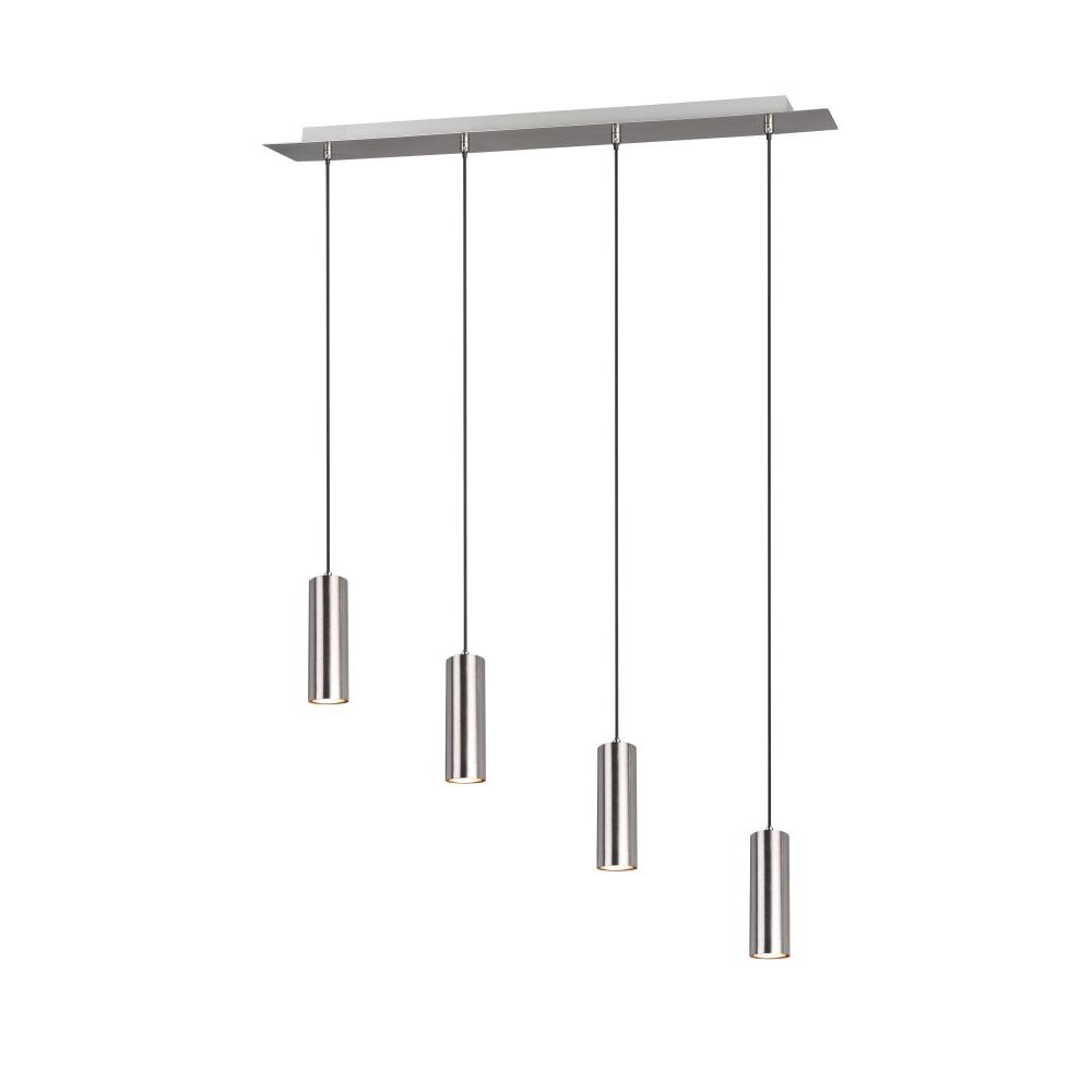 Trio Leuchten MARLEY Pendelleuchte Nickel-Matt, 4-flammig main product photo