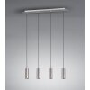 Trio Leuchten MARLEY Pendelleuchte Nickel-Matt, 4-flammig