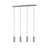 Trio Leuchten MARLEY Pendelleuchte Nickel-Matt, 4-flammig
