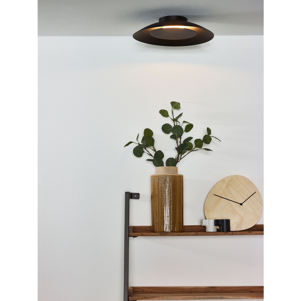 Lucide FOSKAL Deckenleuchte LED Schwarz, 1-flammig main product photo