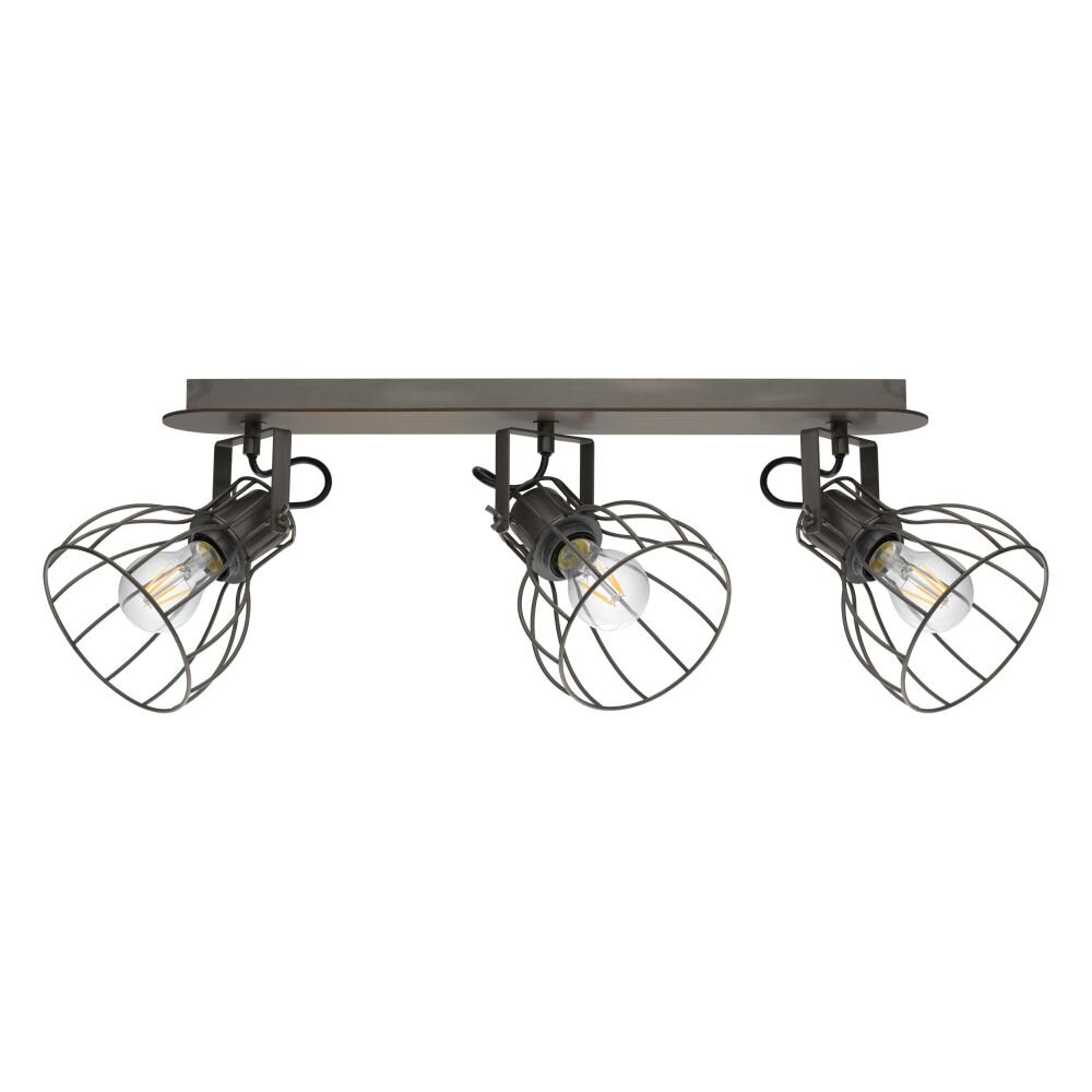 EGLO SAMBATELLO Deckenspot Braun, Silber, 3-flammig main product photo