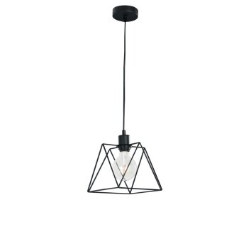 Lutec SANTANA Pendelleuchte Schwarz, 1-flammig Lutec SANTANA Pendelleuchte Schwarz, 1-flammig