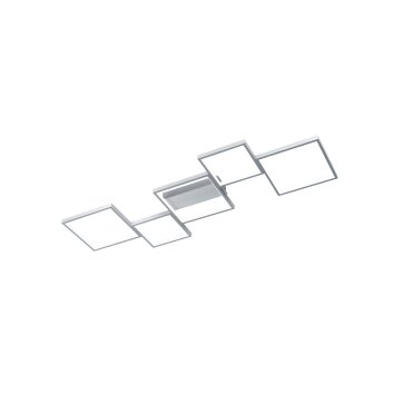 Trio Leuchten Sorrento Deckenleuchte LED Aluminium, 1-flammig