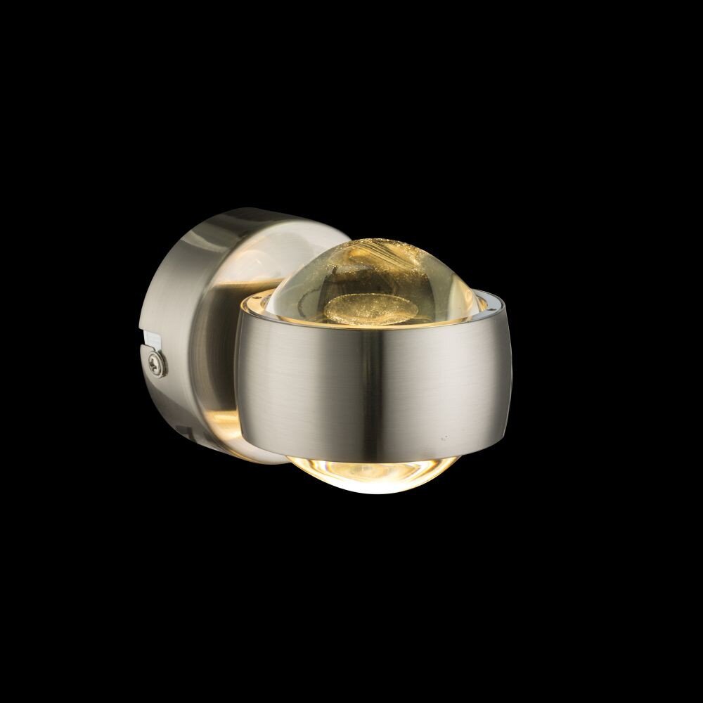 Globo RANDI Wandleuchte LED Nickel-Matt, 2-flammig main product photo
