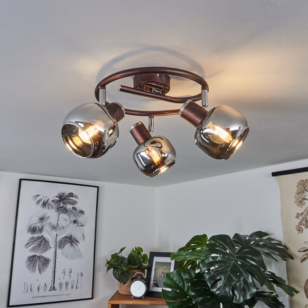 Arconciel Deckenleuchte Braun, 3-flammig main product photo