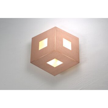 Bopp Leuchten BOX COMFORT Wandleuchte LED Gold, Rosa, 3-flammig
