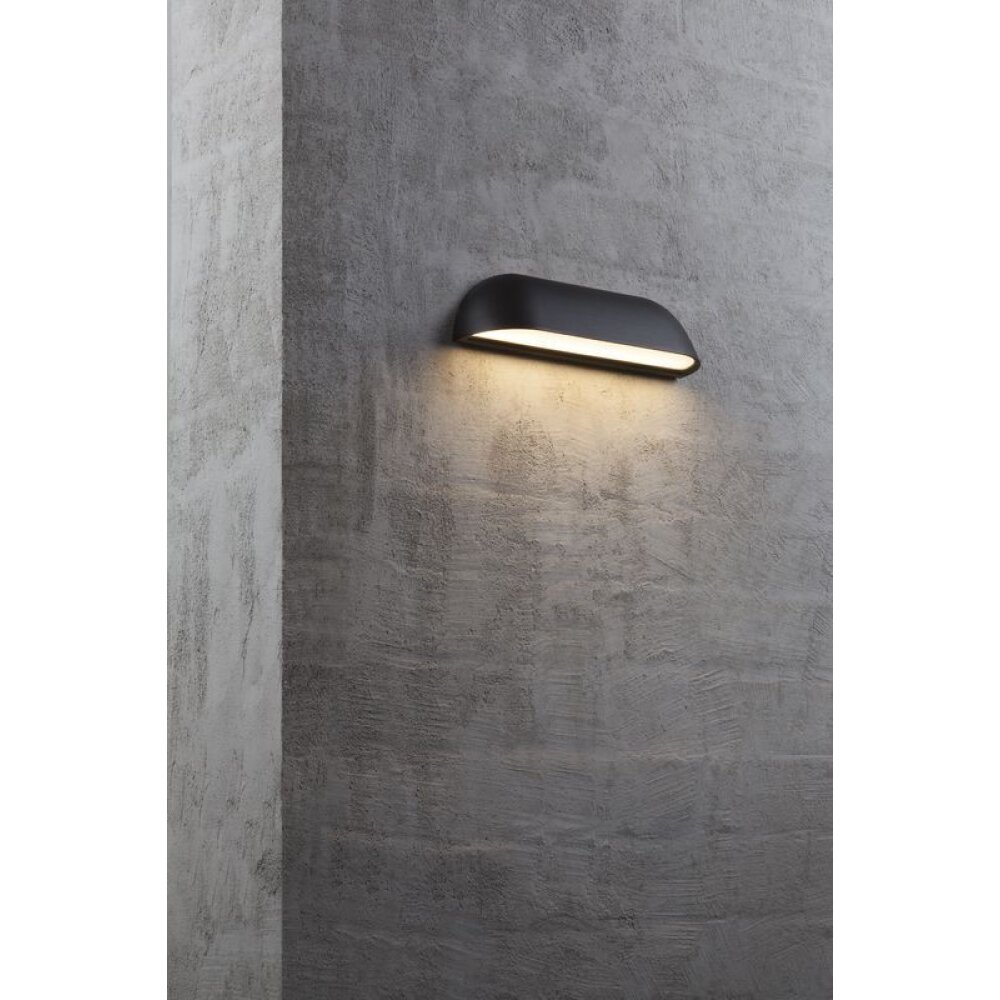 Design For The People by Nordlux Front26 Außenwandleuchte LED Schwarz, 1-flammig main product photo