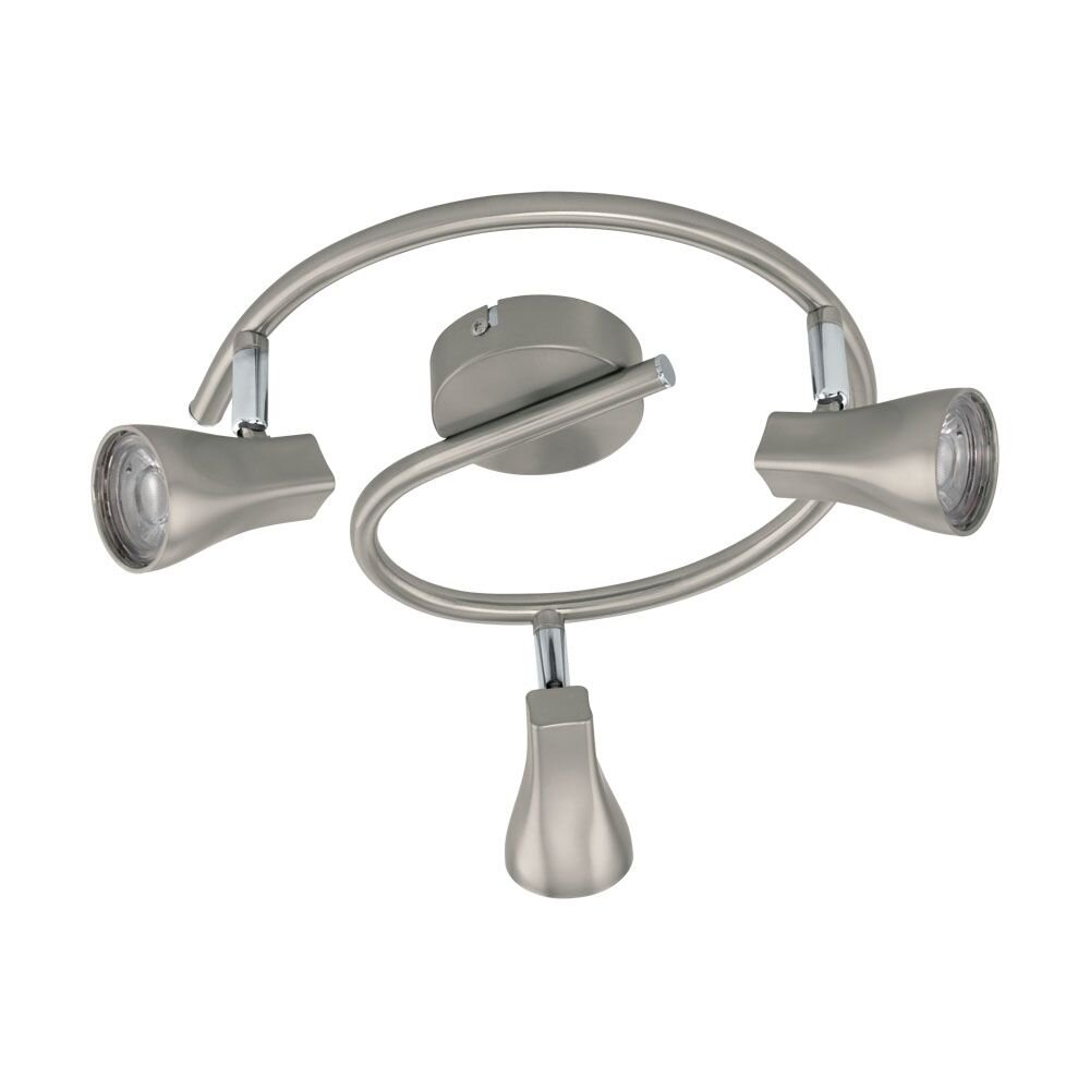 Eglo TIBERIO Spot LED Nickel-Matt, 3-flammig main product photo