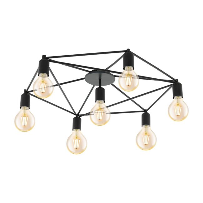 Sharp Deckenleuchte LED Anthrazit, 9-flammig - Modern - Innenbereich - Eckig Sharp Deckenleuchte LED Anthrazit, 9-flammig - Modern - Innenbereich - Eckig