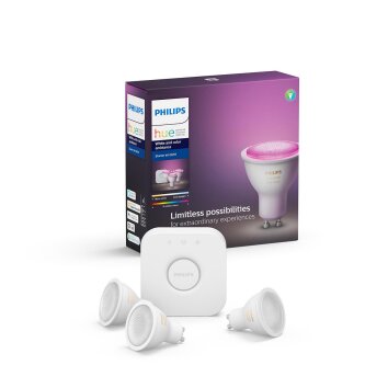 Philips Hue LED Ambiance White & Color GU10 3er Starter-Set