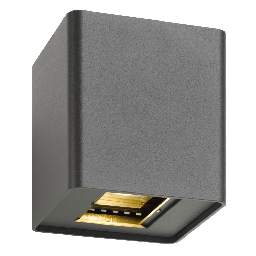 LCD Siegen Außenwandleuchte Grau, 2-flammig main product photo
