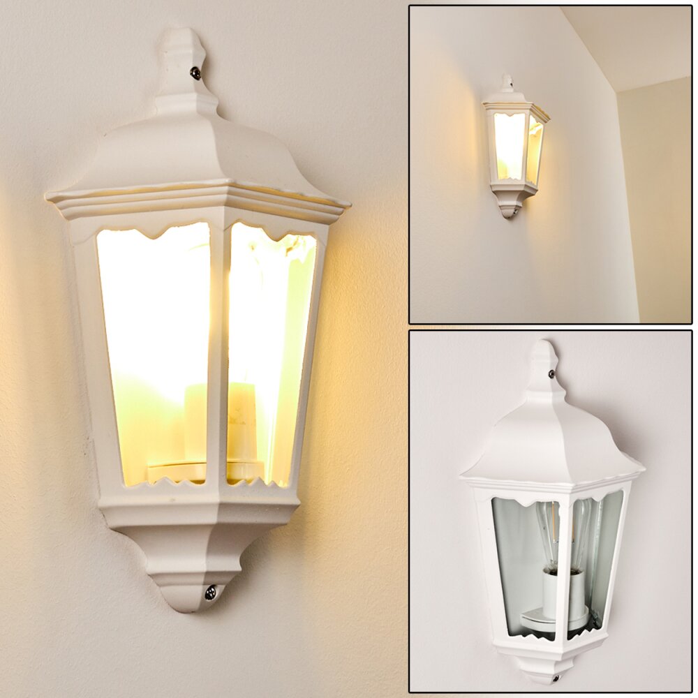 Gilze Außenwandleuchte Weiß, 1-flammig main product photo