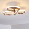 Volonne Deckenleuchte LED Edelstahl, Silber, 3-flammig
