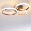 Volonne Deckenleuchte LED Edelstahl, Silber, 3-flammig