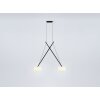 Serien Lighting TWIN Suspension Pendelleuchte LED Schwarz, 1-flammig