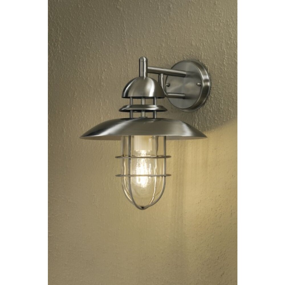 Konstsmide Sorrento Wandleuchte Edelstahl, 1-flammig main product photo
