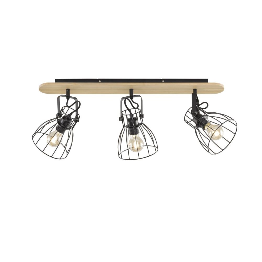 Fischer & Honsel living Die Deckenleuchte Schwarz, 3-flammig main product photo