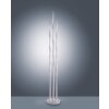 Leuchten Direkt Ls-WAVE Stehleuchte LED Edelstahl, 3-flammig, Fernbedienung, Farbwechsler