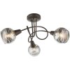 Globo Isla Deckenleuchte LED Bronze, 3-flammig