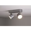 Philips STAR Aufbauspot LED Aluminium, Edelstahl, 2-flammig