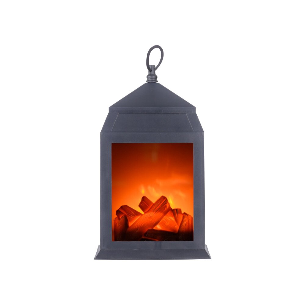 Leuchten-Direkt CHIMNEY Kamin LED Schwarz, 6-flammig main product photo