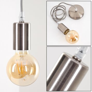 Cispus Hängeleuchte Nickel-Matt, 1-flammig