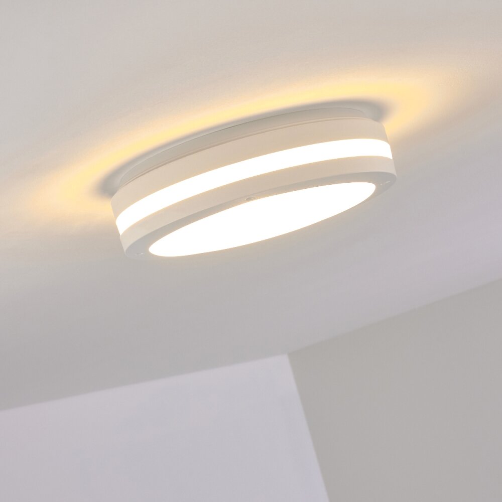Wollongong Außendeckenleuchte LED Weiß, 1-flammig