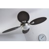 Globo WADE Ventilator Edelstahl, Nickel-Matt, 1-flammig