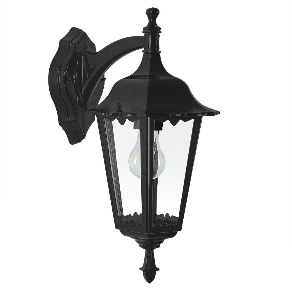 KS Verlichting Ancona Wandleuchte Schwarz, 1-flammig main product photo