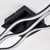 Flow Deckenleuchte LED Schwarz, 2-flammig