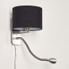 Wiby Wandleuchte LED Nickel-Matt, 2-flammig